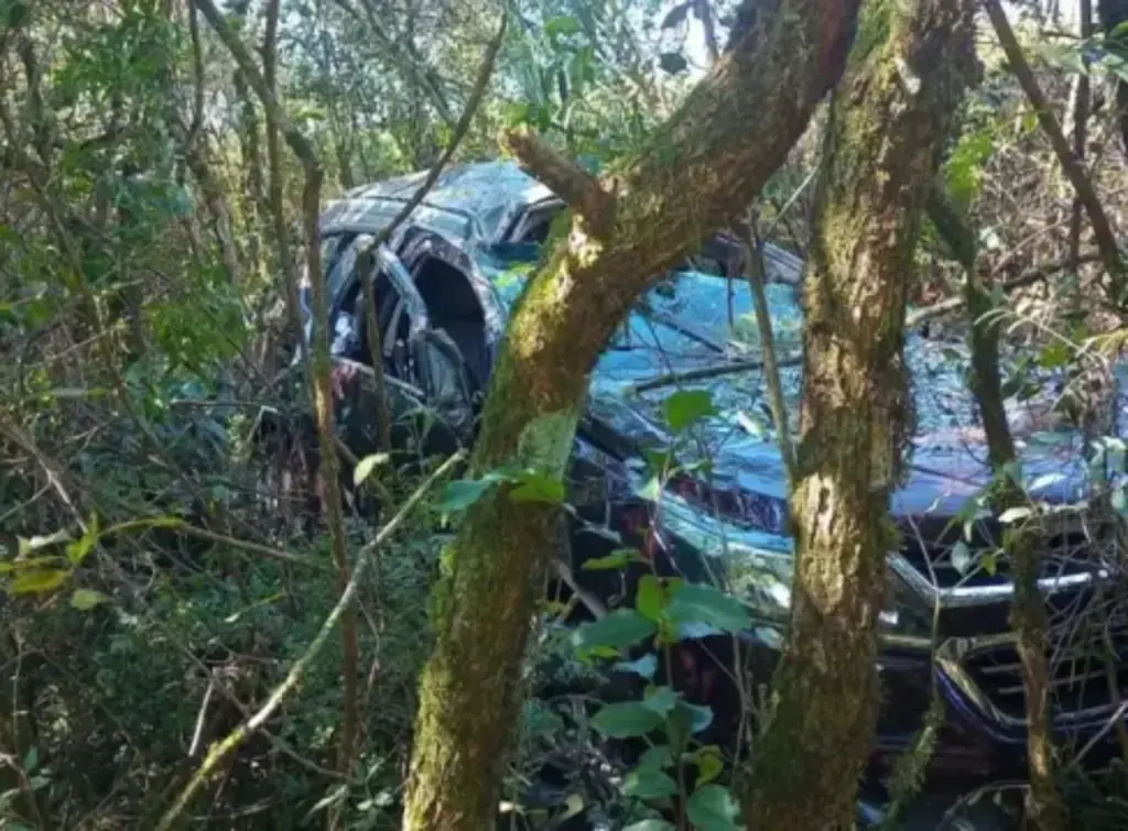 Braço de motorista é arrancado em grave acidente na BR-470