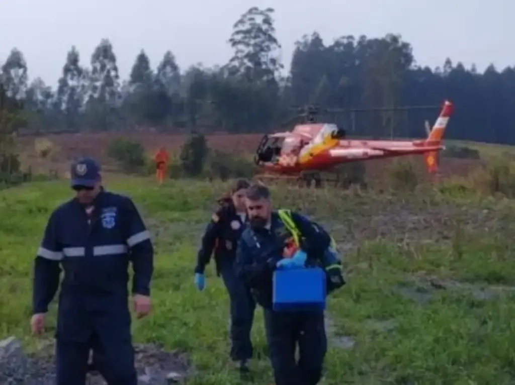 Homem é esmagado por trator em Santa Terezinha