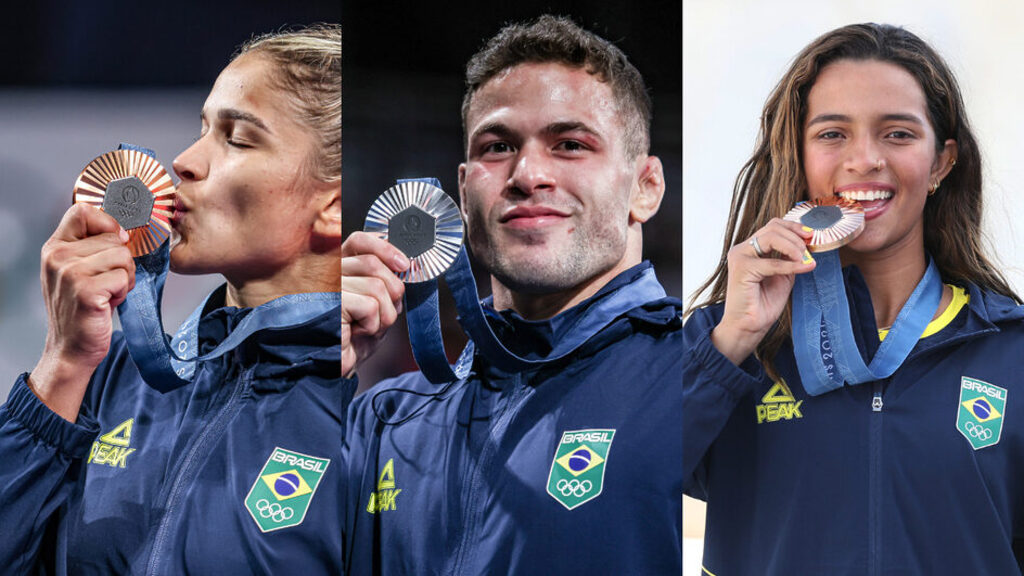 Quem são os 3 primeiros medalhistas olímpicos do Brasil?