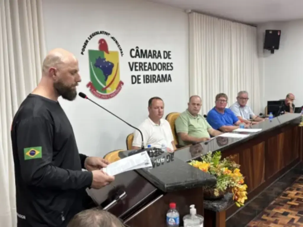 Câmara de Ibirama aprova projeto que permite o exercício de Vereador Voluntário