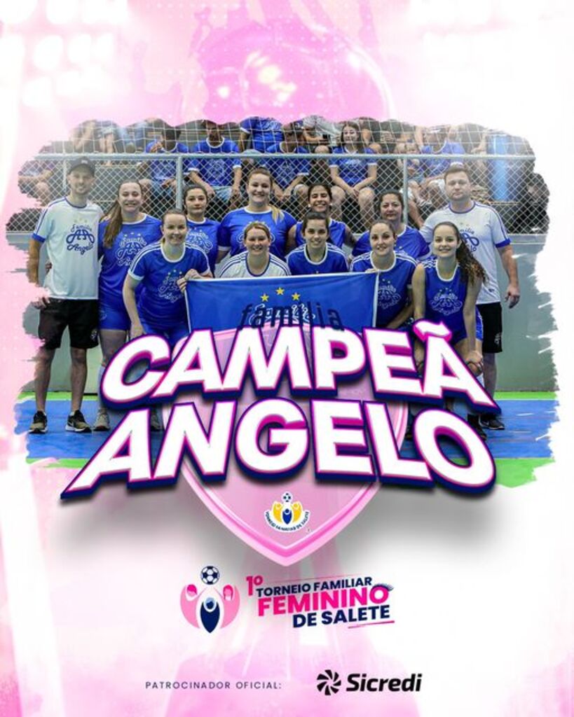 Família Ângelo conquista o título do 1º Torneio Familiar Feminino de Futsal de Salete