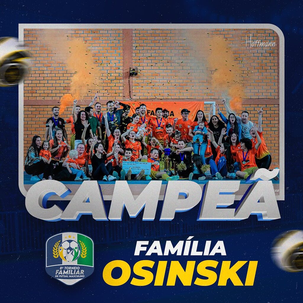 Família Osinski vence o 8º Torneio Familiar de Rio do Campo