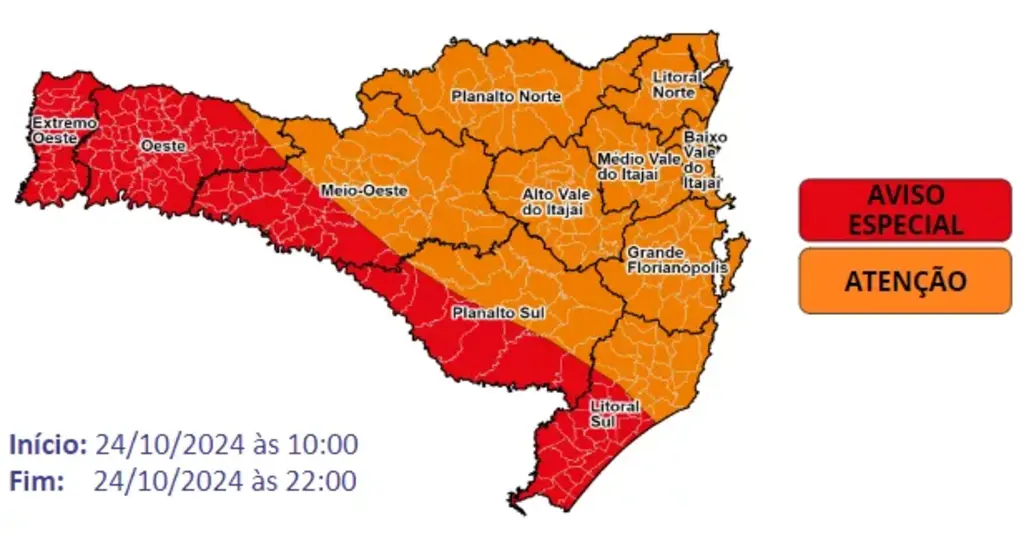 Foto: Defesa Civil de SC/Divulgação - 