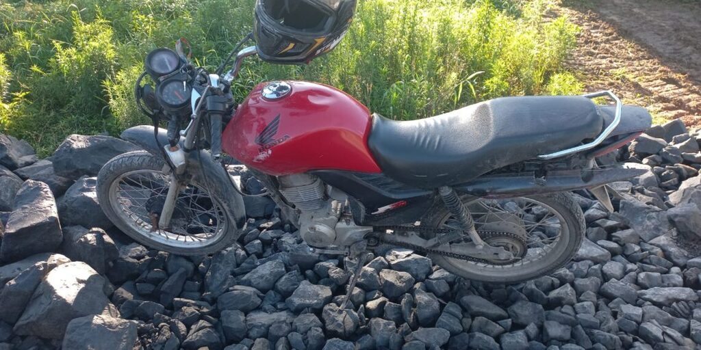 Colisão frontal deixa motociclista ferido em Rio do Sul