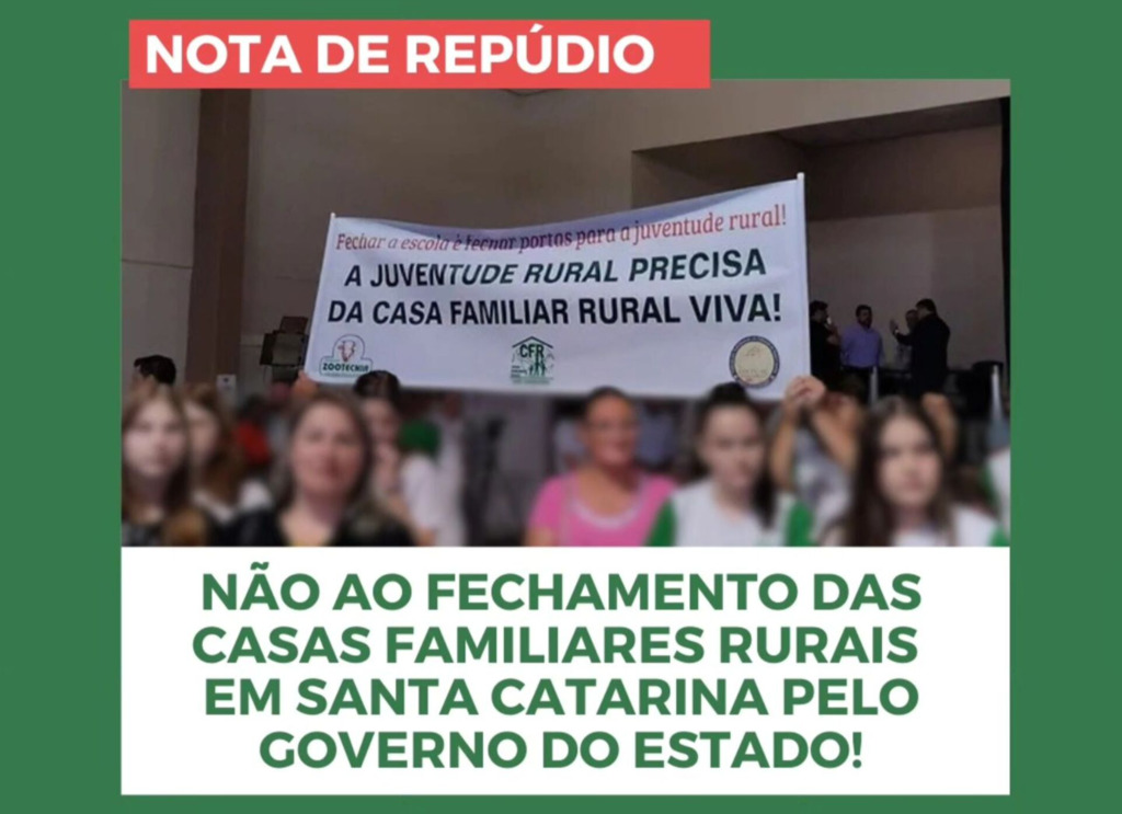 Fetraf SC critica proposta de fechamento das Casas Familiares Rurais