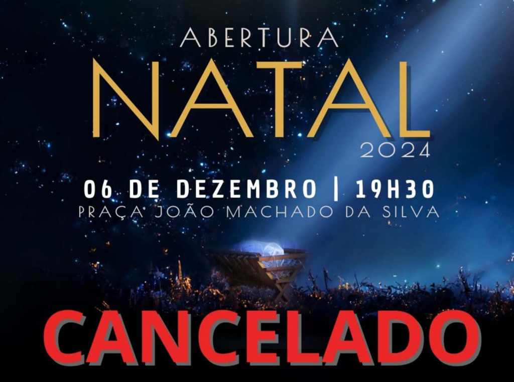 Abertura do Natal de Taió é cancelada devido à previsão de chuva