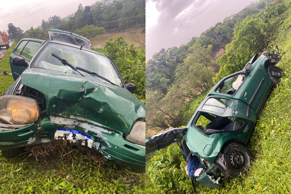 Acidente em Rio do Sul deixa jovem ferido na BR-470